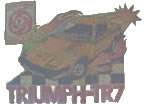 triumph tr-7 vintage t-shirt iron-on